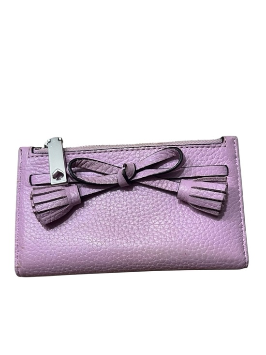 kate spade Handbags - KATE SPADE Hayes Street Mikey Bow Leather Small Bi-fold Wallet in Sugar Pink